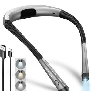 Black and Silver LED‎ Neck Light